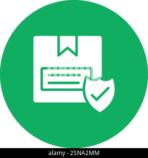 Package Protection Vector Icon Design Illustration Stock Vector