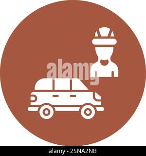Worker Vector Icon Design Illustration Stock Vector