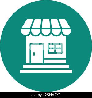 Store Vector Icon Design Illustration Stock Vector