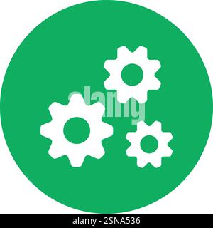 Setting Vector Icon Design Illustration Stock Vector