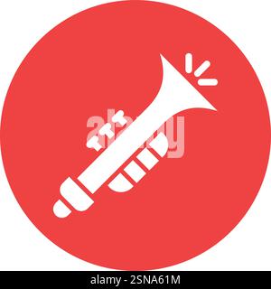 Trumpet Vector Icon Design Illustration Stock Vector