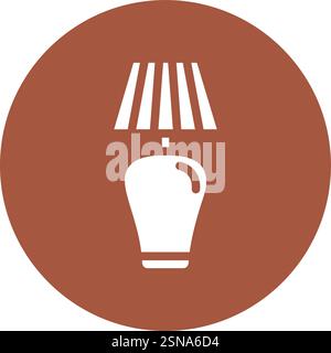 Lamp Vector Icon Design Illustration Stock Vector
