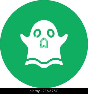 Ghost Vector Icon Design Illustration Stock Vector