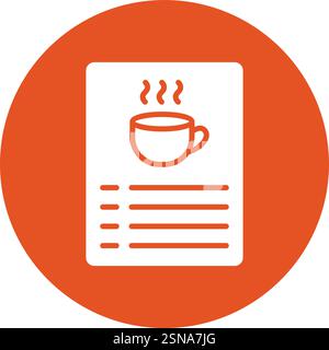 Menu Vector Icon Design Illustration Stock Vector
