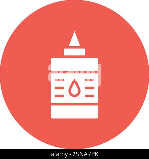 Glue Vector Icon Design Illustration Stock Vector