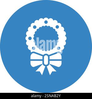 Wreath Vector Icon Design Illustration Stock Vector
