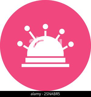 Pincushion Vector Icon Design Illustration Stock Vector