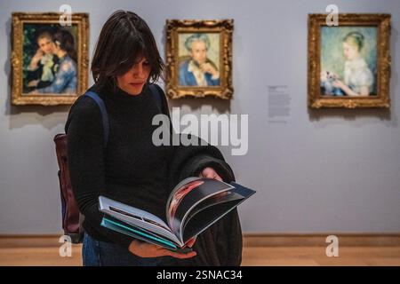 London, UK. 13th Feb, 2025. Goya to Impressionism: Masterpieces from the Oskar Reinhart Collection at The Courtauld Gallery. The exhibition presents a collection of Impressionist and Post-Impressionist paintings and is the first ever exhibition of the Oskar Reinhart Collection to be staged outside of Winterthur, Switzerland. Credit: Guy Bell/Alamy Live News Stock Photo