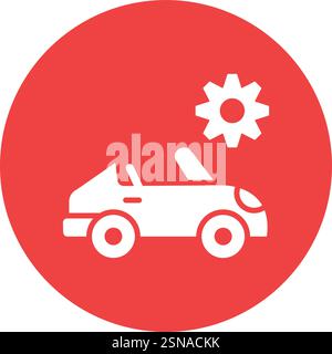 Car Service Vector Icon Design Illustration Stock Vector
