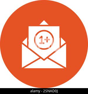Unread Vector Icon Design Illustration Stock Vector