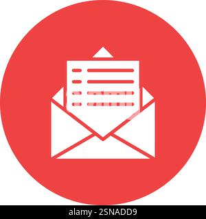 Email Vector Icon Design Illustration Stock Vector