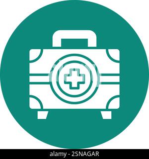 Medical Box Vector Icon Design Illustration Stock Vector