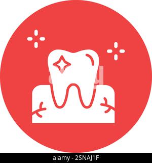 Tooth Hygiene Vector Icon Design Illustration Stock Vector