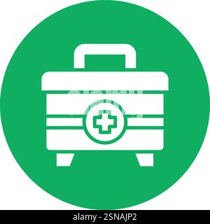 Medical Box Vector Icon Design Illustration Stock Vector