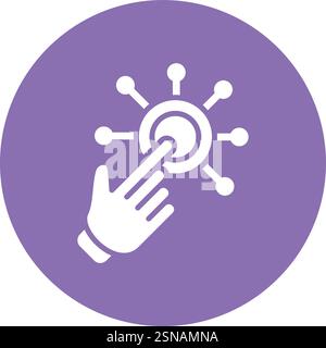 Interaction Vector Icon Design Illustration Stock Vector