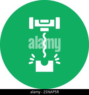 Corkscrew Vector Icon Design Illustration Stock Vector