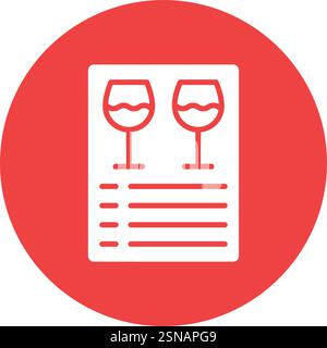 Menu Vector Icon Design Illustration Stock Vector