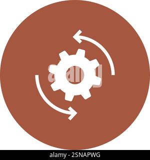 Agile Vector Icon Design Illustration Stock Vector