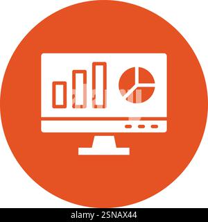 Web analytics Vector Icon Design Illustration Stock Vector