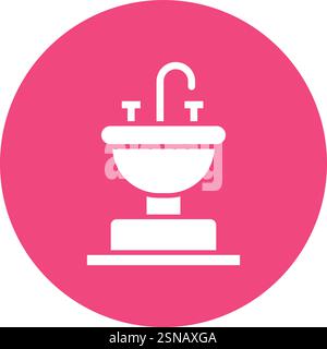 Sink icon vector illustration logo design Stock Vector Image & Art - Alamy