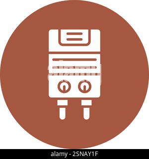 Boiler Vector Icon Design Illustration Stock Vector