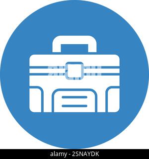 Suitcase Vector Icon Design Illustration Stock Vector