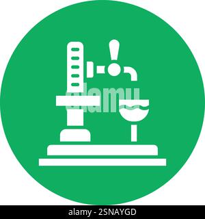 Beer Tap Vector Icon Design Illustration Stock Vector