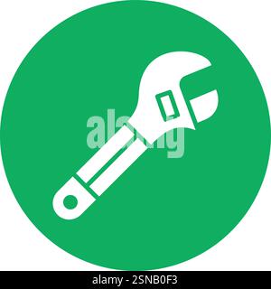 Wrench Vector Icon Design Illustration Stock Vector