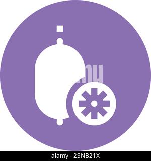 Kiwi Vector Icon Design Illustration Stock Vector