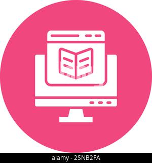 Book Vector Icon Design Illustration Stock Vector