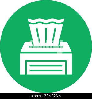 Wipes Vector Icon Design Illustration Stock Vector