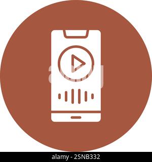 Music App Vector Icon Design Illustration Stock Vector