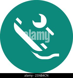Maintenance Cal Vector Icon Design Illustration Stock Vector