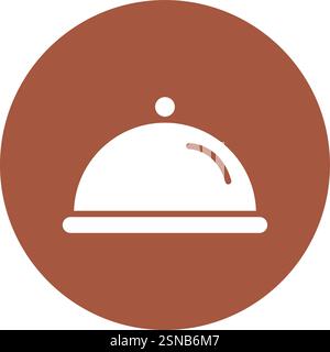 Food Tray Vector Icon Design Illustration Stock Vector