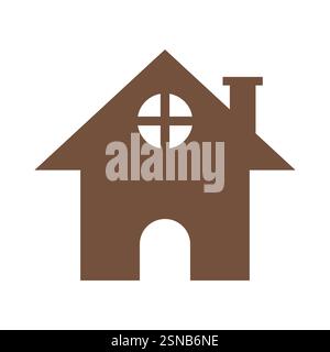 classic house icon logo design template Stock Vector