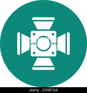 Lightning Vector Icon Design Illustration Stock Vector