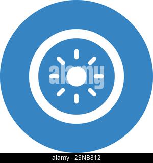 Brightness Vector Icon Design Illustration Stock Vector