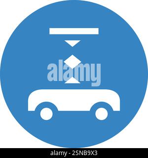 Car Jack Vector Icon Design Illustration Stock Vector