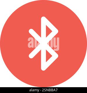 Bluetooth Vector Icon Design Illustration Stock Vector