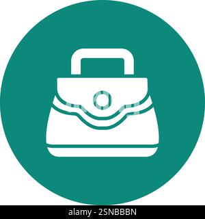 Bag Vector Icon Design Illustration Stock Vector