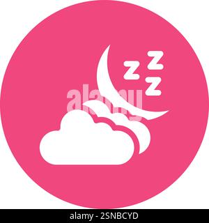 Dream Vector Icon Design Illustration Stock Vector