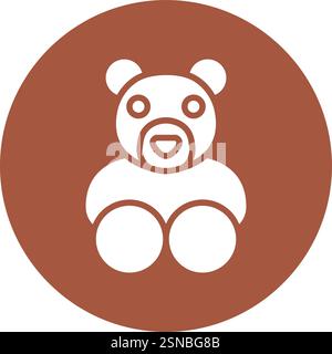 Bear Vector Icon Design Illustration Stock Vector