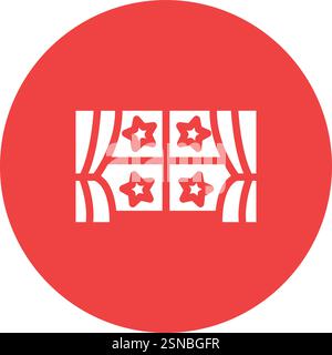 Window Vector Icon Design Illustration Stock Vector