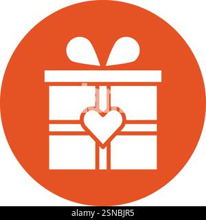 Gift Box Vector Icon Design Illustration Stock Vector