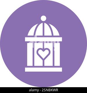 Cage Vector Icon Design Illustration Stock Vector