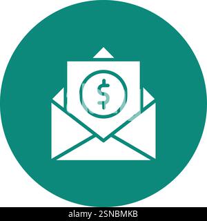 Dollar Vector Icon Design Illustration Stock Vector
