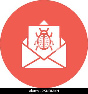 Spam Vector Icon Design Illustration Stock Vector