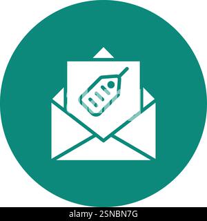 Tagged Vector Icon Design Illustration Stock Vector