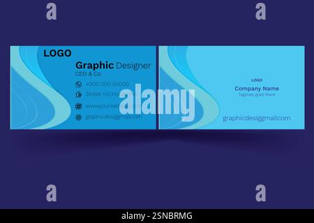 professional business card Stock Vector