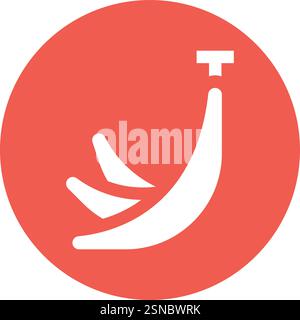 Banana Vector Icon Design Illustration Stock Vector